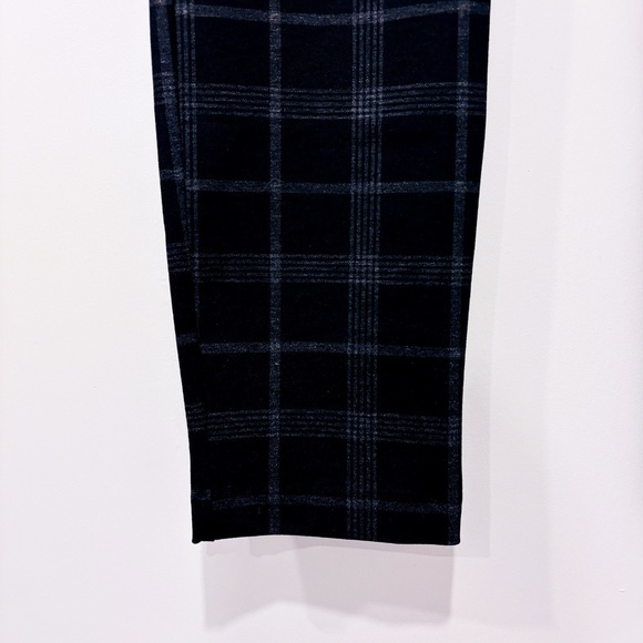 DALIA Grey plaid 4 way stretch pants - Picture 8 of 9